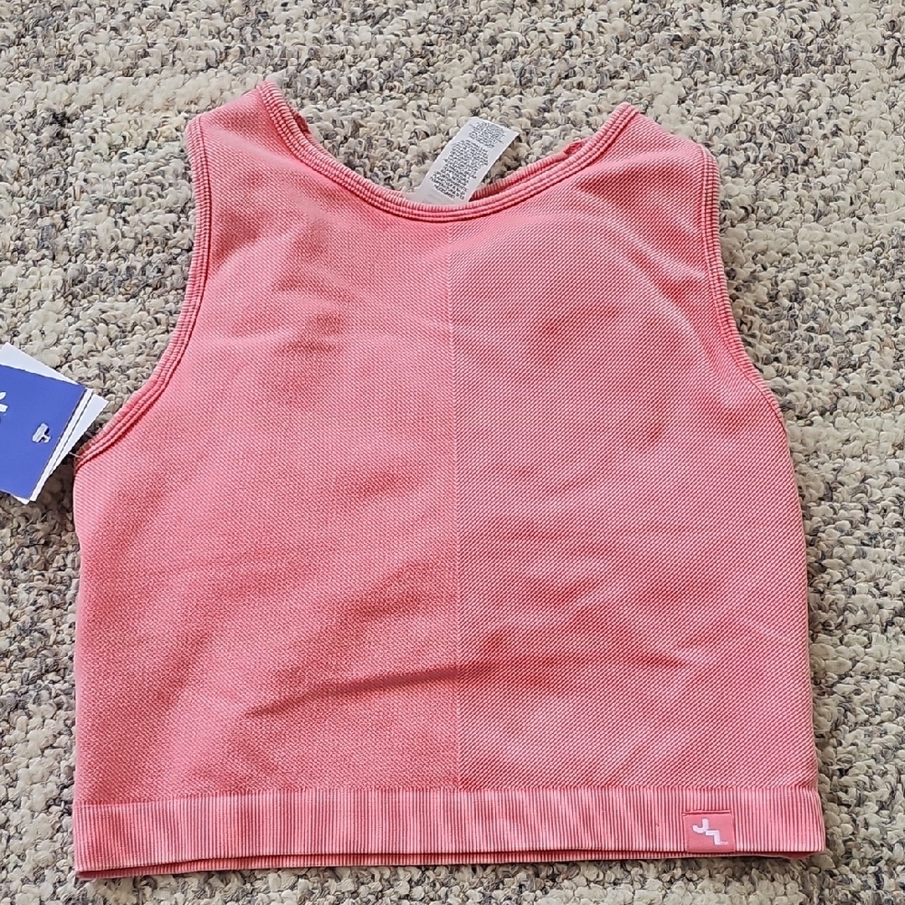 Pink Sleeveless Workout Top